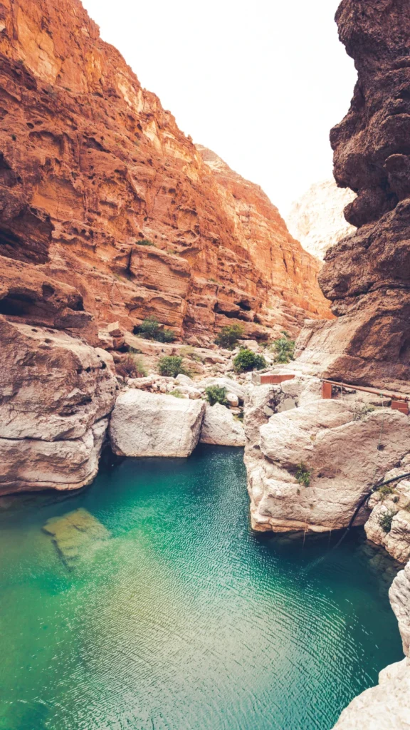 Kanion Wadi Shab w Omanie